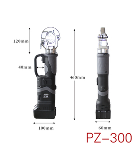 Outil de sertissage de câbles hydraulique sans fil PZ-300 18V, 60kN, alimenté par batterie, écran LCD, <span class=keywords><strong>pince</strong></span> de pressage de bornes de câbles - Product Image 2