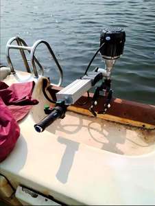 Nouveau moteur hors-bord <span class=keywords><strong>MSA</strong></span> QL-TKC520 DIY, unité inférieure de jambe en aluminium, petit moteur à essence 2 temps, démarrage manuel, carburant électrique, 3 bateaux - Product Image 3