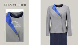 OEM ODM Customized Women's Suits & <b>Blazers</b> Luxury Woman <b>Blazer</b> Office <b>Blazer</b> <b>Set</b> - Product Image 3