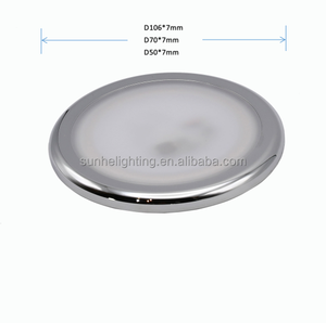 <span class=keywords><strong>Chome</strong></span>-Interruptor táctil regulable de 6w, lámpara de iluminación LED para Interior de autocaravana, montada en superficie, 12V, 24V - Product Image 5