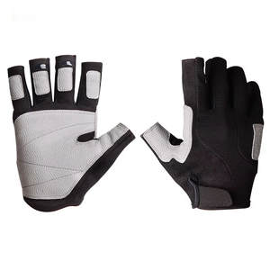 Guantes de Escalada Personalizados de Medio Dedo para Hombre y Mujer, Guantes Transpirables Antideslizantes para Exteriores, para <span class=keywords><strong>Vela</strong></span>, Navegación en Bote, Rappel, Uso OEM - Product Image 4
