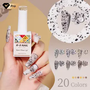 RS Gel Polish UV Móng Tay OEM mẫu miễn phí 20 màu sắc giá rẻ mưa hoa gel móng tay Nhà cung cấp