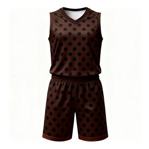 ชุดเครื่องแบบบาสเก็ตบอลสำหรับผู้ชายเสื้อบาสเก็ตบอลเสื้อบาสเก็ตบอลแบบเรียบพิมพ์ซับลิเมชันตามสั่ง - Product Image 1