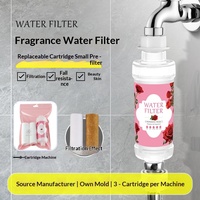 Kit de filtration de parfum pour la maison, pour douche, machine à laver, toilettes, pré-filtre compact pour la purification de l'eau