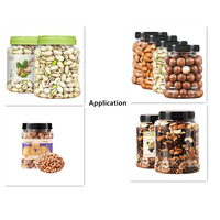 Remplisseuse électrique automatique verticale de bâtonnets de sachets Emballage granulaire de collations nutritives pour boissons Moteur à engrenages à noyau en verre