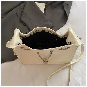 Mode PU cuir grande taille sacs à bandoulière chaîne chaîne sac fourre-tout pour femmes sacs à main de créateur femmes sac dames sacs à main - Product Image 3