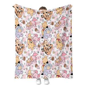 Manta de Felpa para Niños, Ultra Suave, Cálida, Acogedora y Linda, Personalizada de Fábrica, con Diseño de Dibujos Animados, de Bambú, Minky, Sherpa, Forro Polar y Franela - Product Image 1