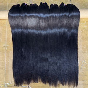 Lots de Cheveux Humains Vierges Cambodgiens Lisses Comme des Baguettes, Double Trame Faite à la Machine, Cuticules Alignées, Sans Nœuds, Sans Perte, Grade 10A, Cheveux en Gros - Product Image 5