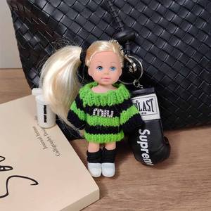 Colgador de figuritas de muñecas bonitas deportivas-<span class=keywords><strong>Guantes</strong></span> de <span class=keywords><strong>boxeo</strong></span> para fitness Llavero de botella de agua-Accesorio para colgar bolsos para niñas - Product Image 5