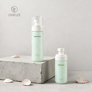 Bouteilles de pompe à lotion en plastique PET 50 ml 120 ml 150 ml Noir Bouteilles de pulvérisation à fine brume Bouteilles de voyage rechargeables Emballage pour soins de la peau - Product Image 2