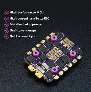 45A Four In One ESC Cross Plane Design Small Pitch Compact 3-6S High Current ESC For 5 Inch FPV <b>Quadcopter</b> <b>Drone</b> Parts - Product Image 5