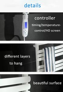 Porte-serviettes chauffant à eau intelligent de couleur blanche chauffe-serviettes de <span class=keywords><strong>radiateur</strong></span> de salle de bain - Product Image 3