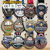Diseña Tu Propia Medalla Deportiva Personalizada de Metal, Aleación de Zinc, 3D, para Maratón, Fútbol, Premio de Competición