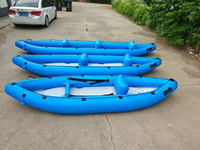 Kayak gonflable double personnalisé en usine, haut de gamme et léger, d'excellente qualité