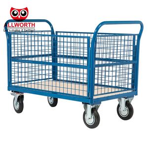 Milieuvriendelijke Heavy-Duty Grote Capaciteit Gaas Zijmandtrolley Uitgerust Met Lusvormige Handgrepen - Product Image 1