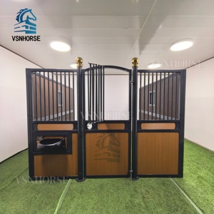 लक्जरी घोड़े की स्टाल प्रीमियम wpc स्थिर पैनल सुरुचिपूर्ण पोर्टेबल बैर्न के लिए अनुकूलित पेशेवर स्टॉल - Product Image 2