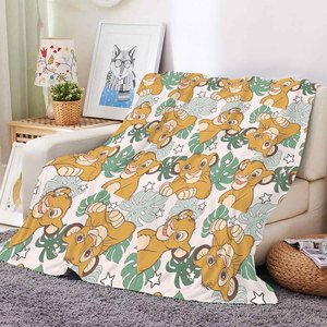 ผ้าห่มผ้าสักหลาดขนแกะลายการ์ตูนน่ารักพิมพ์ได้ตามต้องการสำหรับเด็กทารกผ้าห่มเดินทางในรถยนต์ - Product Image 5