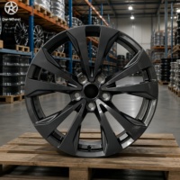 Jantes en alliage DW 10 rayons en V, finition Gunmetal, concaves profondes, aérodynamiques, vente en gros directe usine OEM ODM, 5x112, personnalisables 18 19 20 22 pouces