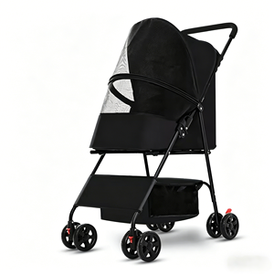<span class=keywords><strong>Poussette</strong></span> pour animaux de compagnie de haute qualité pour chiens et chats, pliage facile avec doublure amovible - Product Image 2