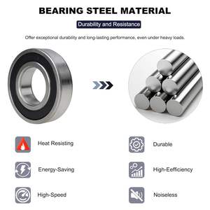 Roulement à billes à gorge profonde de marque DFN 6200 6201 <span class=keywords><strong>6202</strong></span> 6203 6204 6205 6206, roulement de moteur de moto haute vitesse - Product Image 2