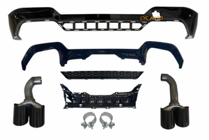 G01 aggiornamento X3M diffusore posteriore con tubo serie <span class=keywords><strong>X3</strong></span> nero lucido per <span class=keywords><strong>BMW</strong></span> - Product Image 6