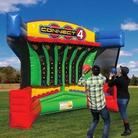 Juego de Baloncesto Inflable, Juego de Lanzamiento, Marca Songfa, Material de PVC, Portátil, Comercial, para Exteriores, Carnaval, Team Building