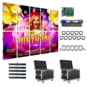 High Performance Stage Background Led Display Screen 2.6mm 3mm 3.91mm HD Led Video Wall For DJ Disco Bar Party wedding Use