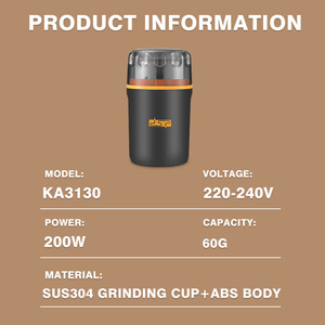 เครื่องบดกาแฟไฟฟ้า Dsp รุ่น Ka3130 ใบมีดสแตนเลส สำหรับใช้ในครัวเรือน - Product Image 2