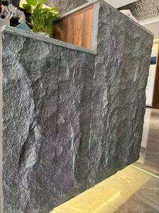 Pietra Naturale a Faccia Spaccata Effetto Fungo per Rivestimento Esterno, Pietra Rustica Impilata per Ville, Giardini ed Edifici Esterni - Product Image 4