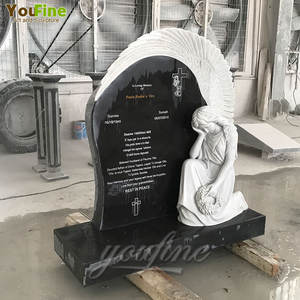 หินแกรนิตหลุมฝังศพรูปนางฟ้า - Product Image 3