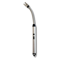 Briquet élégant à LED, coupe-vent, rechargeable par USB, portable, pour cuisine, barbecue, camping en plein air, outil d'allumage