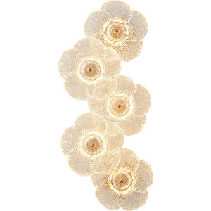 Lámpara de pared de lujo francesa con diseño floral, lámpara de dormitorio, lámpara de pared para pasillo y escalera, lámpara de pared artística para restaurante con ambiente artístico. - Product Image 1