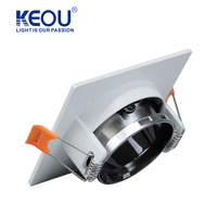 KEOU Spot de plafond encastré en plastique Gu10 Mr16 pour plaques de plâtre