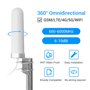 Antenna Esterna RFLink RF008 a Lungo Raggio 600-6000MHz 4G LTE, Omnidirezionale Wi-Fi MIMO, Hotspot con Copertura a 360°, Verticale IP65/IP67 - Product Image 1