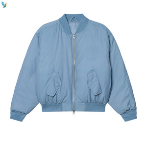 Giacca da volo Bomber Cargo con Logo personalizzato invernale spessa da uomo - Product Image 5