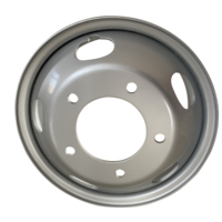 Jantes en acier de camion léger 16x5.5 personnalisées Roues de camion de 5.5x16 pouces pour pneus 650R16 700R16 750R16