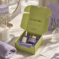 Boîtes d'expédition en carton ondulé personnalisées pour le commerce électronique, emballages verts pour les cadeaux de bien-être, la beauté et les soins de la peau