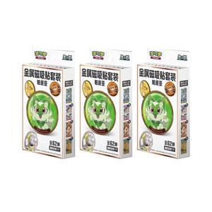 Chino simplificado Pokemoned PTCG Trading tarjetas coleccionables Padian tema Metal pegatina magnética para niños juegos <span class=keywords><strong>de</strong></span> mesa <span class=keywords><strong>caja</strong></span> ciega - Product Image 1