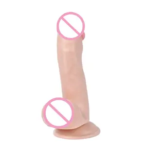 XISE 17cm Classic Pvc Dildos Super Cheap Realistic Dong Sex Toys Plastic Penis For Women