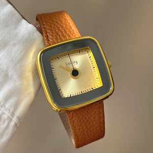 Montres pour femmes avec cadran carré vintage, bracelet en cuir décontracté, montres-bracelets pour femmes, à porter au quotidien, meilleur choix pour un cadeau - Product Image 2