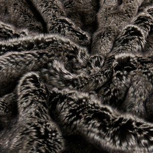 Luxury Chinchilla Faux Fur <b>Throw</b> Blanket, 127x152.4cm Cozy Warm Fuzzy <b>Cover</b> for <b>Sofa</b> Bed - Product Image 5