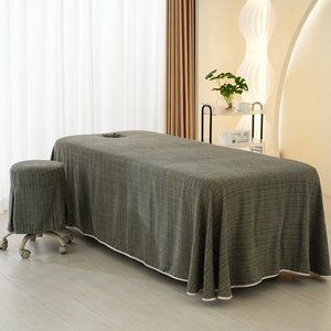 Couvre-lit <span class=keywords><strong>pour</strong></span> <span class=keywords><strong>table</strong></span> <span class=keywords><strong>de</strong></span> traitement <span class=keywords><strong>de</strong></span> <span class=keywords><strong>massage</strong></span> spa 4 pièces avec trou <span class=keywords><strong>pour</strong></span> le visage <span class=keywords><strong>Drap</strong></span> <span class=keywords><strong>de</strong></span> <span class=keywords><strong>massage</strong></span> doux et ajusté <span class=keywords><strong>pour</strong></span> canapé Ensemble <span class=keywords><strong>de</strong></span> draps antidérapants - Product Image 4