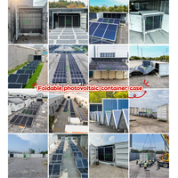 Sistema de Almacenamiento de Energía en Contenedor Plegable HJ Standard PV de 63kWp y 215kWh con Batería LiFePO4 e EMS Integrado para Uso Industrial y Comercial