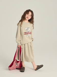 Ensemble de vêtements pour enfants sur mesure, fabriqué en usine OEM, 100% coton, jusqu'à <span class=keywords><strong>14</strong></span> <span class=keywords><strong>ans</strong></span>, sweats à capuche, <span class=keywords><strong>pantalon</strong></span> pour <span class=keywords><strong>fille</strong></span> de <span class=keywords><strong>14</strong></span> <span class=keywords><strong>ans</strong></span>, taille <span class=keywords><strong>fille</strong></span> 12-<span class=keywords><strong>14</strong></span>, tenue - Product Image 3