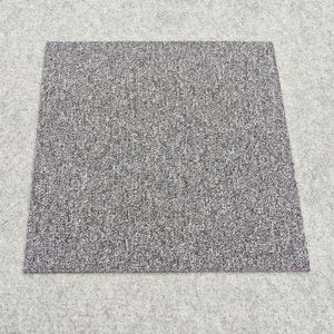 Revêtement de sol de bureau commercial et résidentiel, résistant, en PVC, moderne, dalles de moquette carrées 50x50, technique de boucle, nylon uni - Product Image 1