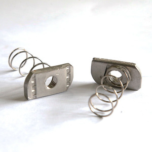 Tuerca de Bloqueo Solar de Acero al Carbono y Acero Inoxidable, Componente de Montaje Solar con Tratamiento de Superficie por Granallado - Product Image 1