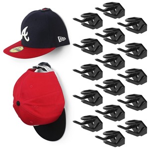 Organizador sin perforación montado en la pared para exhibición de gorras de béisbol - Product Image 3
