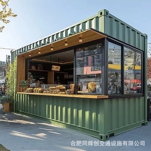 บ้านคอนเทนเนอร์ดัดแปลงทรงสี่เหลี่ยมผืนผ้า ดีไซน์ทันสมัยสำหรับใช้เป็นร้านค้า ความหนาตามมาตรฐาน - Product Image 4
