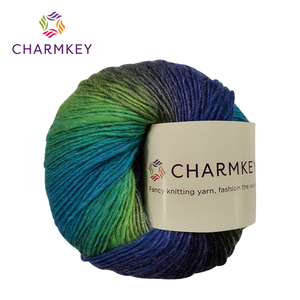 Charmkey – fil à tricoter en <span class=keywords><strong>laine</strong></span> mérinos teintée dans l'espace pour écharpe au crochet, vente en gros - Product Image 3