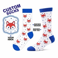 Chaussettes en coton peigné respirantes et douces, prêtes à l'exportation, personnalisables pour hommes, femmes et enfants, vente en gros